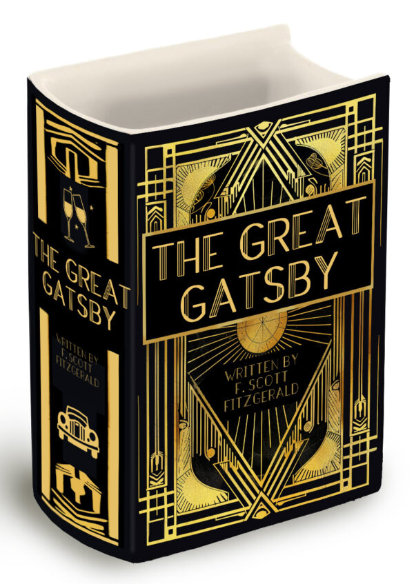 The Great Gatsby Book-Shaped Decorative Vase